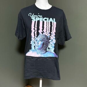 Lizzo Black Graphic Tee “You’re Special” Medium